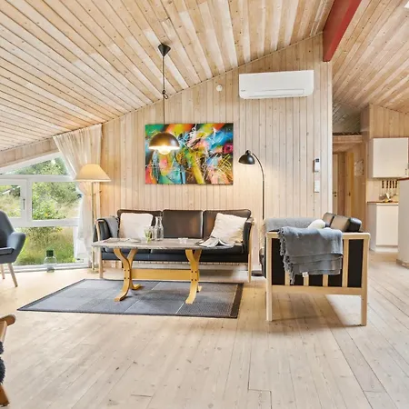 Impresionante Casa En Brovst Con Sauna Сasa de vacaciones *