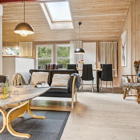 Impresionante Casa En Brovst Con Sauna Сasa de vacaciones *