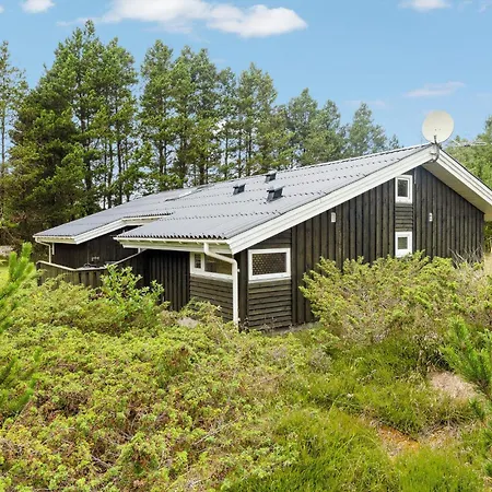 Impresionante Casa En Brovst Con Sauna Сasa de vacaciones *