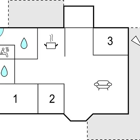Impresionante Casa En Brovst Con Sauna Сasa de vacaciones *